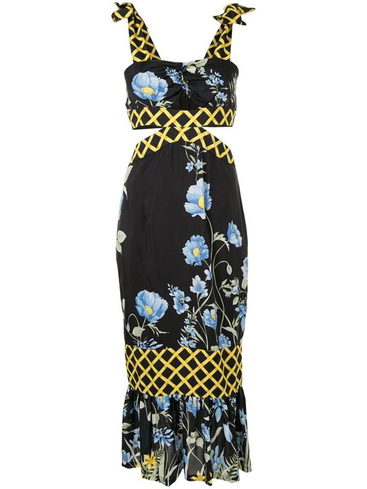 Alice Mccall Midi Strap Dress - Black