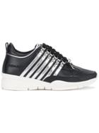 Dsquared2 Striped Sneakers - Black