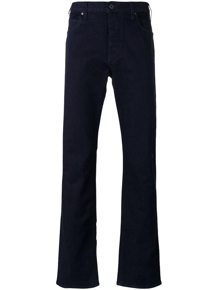 Armani Jeans Regular Jeans, Men's, Size: 34/32, Blue, Cotton/spandex/elastane
