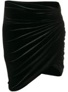 Alexandre Vauthier Ruched Mini Skirt - Black