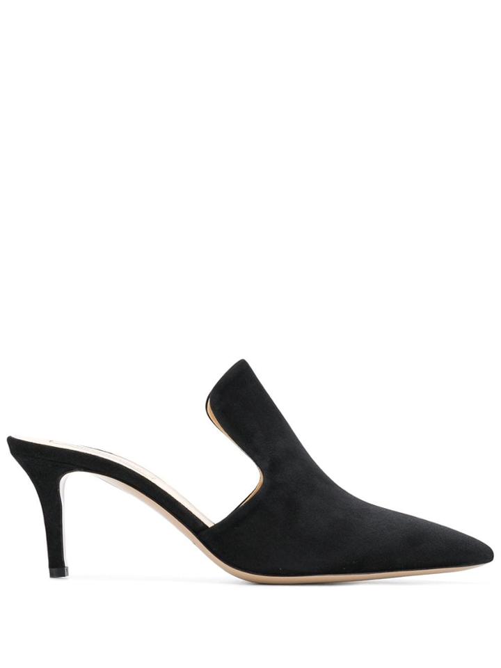 Fabio Rusconi Black Suede Mules