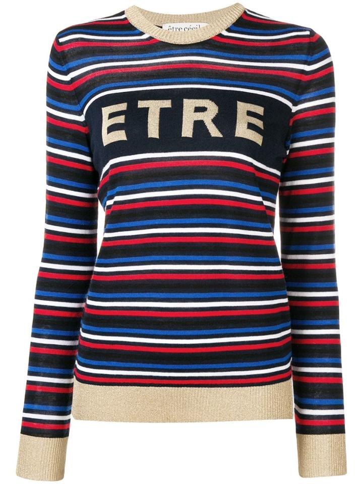 Être Cécile Striped Top - Blue