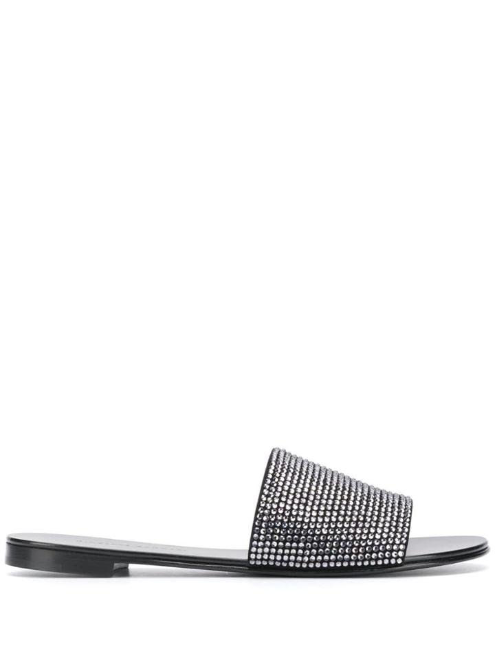 Giuseppe Zanotti Slip-on Adelia Sandals - Black