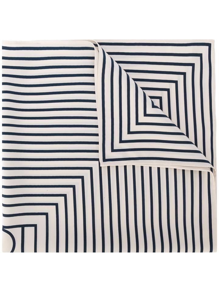 Toteme Striped Scarf - Nude & Neutrals
