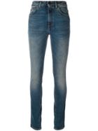 Saint Laurent Skinny Jeans, Women's, Size: 25, Blue, Cotton/spandex/elastane