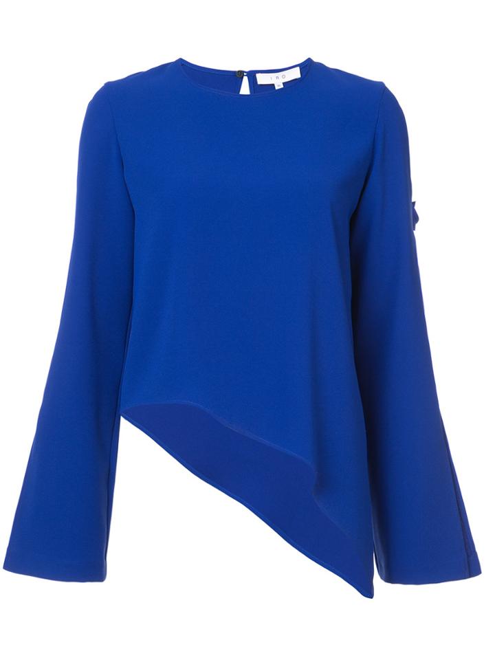 Iro Asymmetric Hem Blouse - Blue