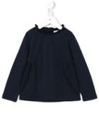 Douuod Kids Frill Neck Top, Toddler Girl's, Size: 3 Yrs, Blue