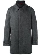 Fay Classic Mid Coat, Men's, Size: Small, Grey, Polyamide/spandex/elastane/virgin Wool