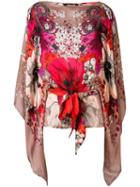 Roberto Cavalli - Garden Of Eden Print Blouse - Women - Silk - 40, Silk