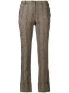 Romeo Gigli Vintage High-waist Tailored Trousers - Brown