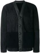 Joseph Fur Patch Pocket Jacket - Blue
