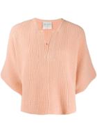 Forte Forte V-neck Knit Jumper - Pink