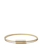 Le Gramme 18k Yellow Brushed Gold Le 11 Grammes Cable Bangle - Yellow