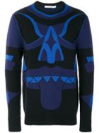 Givenchy Totem Knitted Jumper - Blue