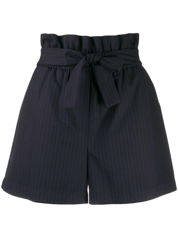 3.1 Phillip Lim Paperbag Waist Shorts - Blue