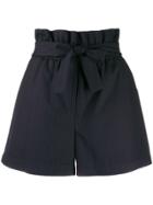 3.1 Phillip Lim Paperbag Waist Shorts - Blue