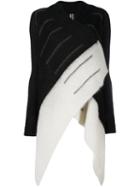 Rick Owens Medium Wrap Cardigan, Women's, Size: Large, Black, Polyamide/mohair/wool