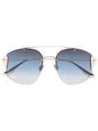 Dior Eyewear Ocean Blue 58 Metallic Sunglasses