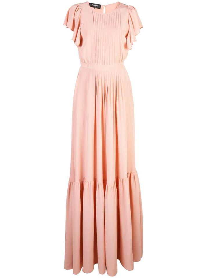 Rochas Onice Ruffle Gown - Pink