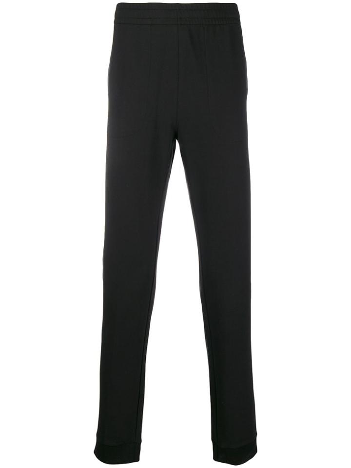 Z Zegna Tapered-leg Track Pants - Black