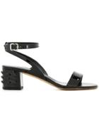 Tod's Stud Detail Blog-heel Sandals - Black
