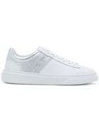 Hogan H365 Contrast Heel Sneakers - White