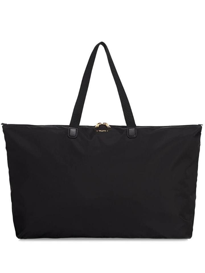Tumi Logo Plaque Tote - Black