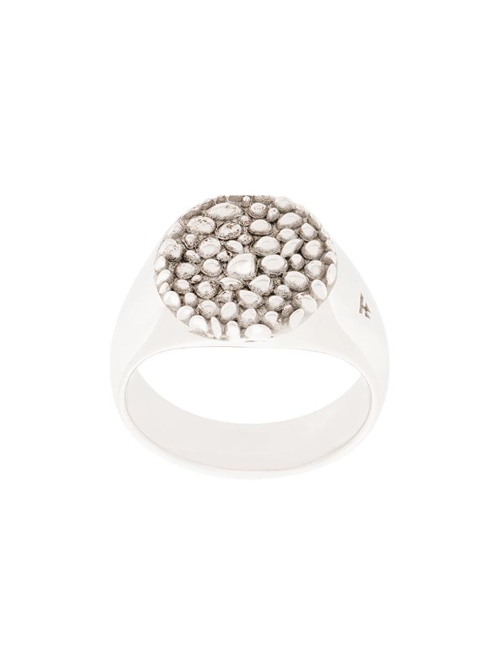 Tom Wood Cushion Spinel Ring - Metallic