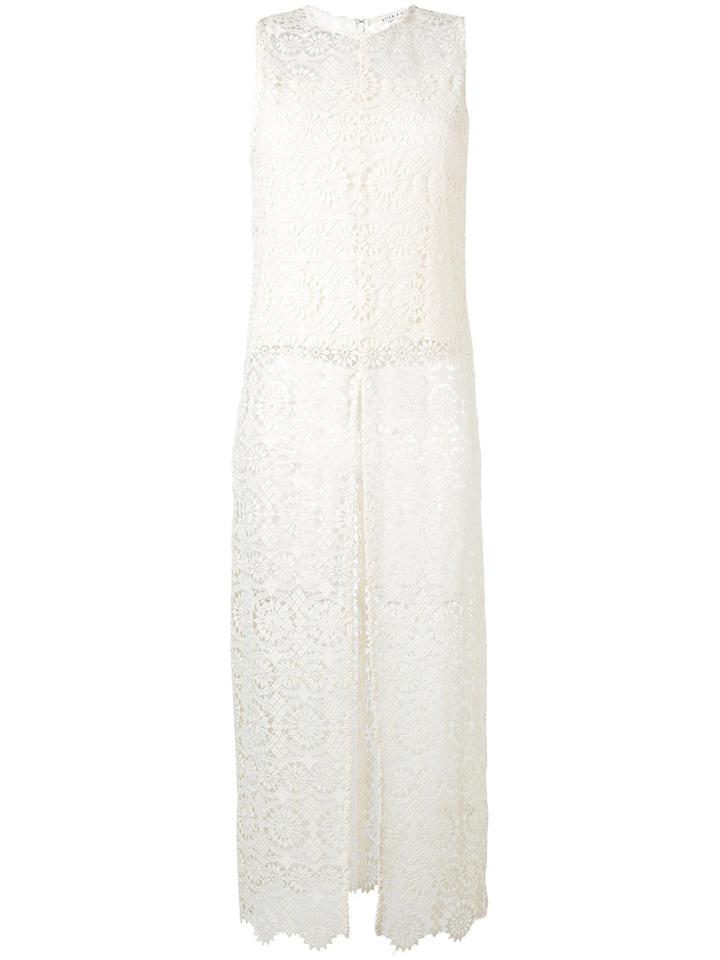 Alice+olivia - Gretchen Front Slit Tunic - Women - Polyester/spandex/elastane - S, Nude/neutrals, Polyester/spandex/elastane