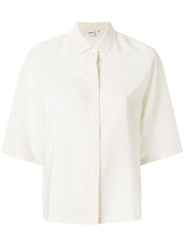 Aspesi Shortsleeved Shirt - Nude & Neutrals