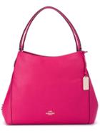 Coach 'edie' Shoulder Bag, Women's, Pink/purple, Leather