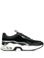Karl Lagerfeld Panelled Lace-up Sneakers - Black