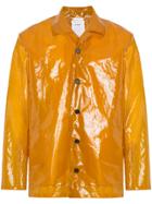 Jil Sander Plastic Raincoat - Yellow & Orange