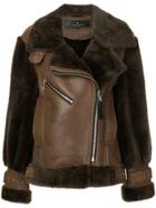 Nicole Benisti Gramercy Shearling Coat - Brown