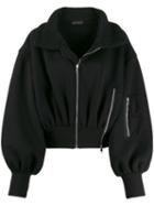 Barbara Bologna Oversized Bomber Jacket - Black