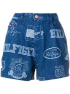 Tommy Hilfiger Logo Shorts - Blue