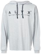 Alyx Logo Print Hoodie - Grey