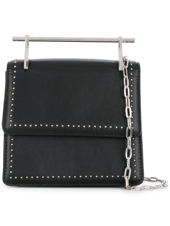 M2malletier Mini M013 Collectionneuse Studded Shoulder Bag - Black