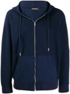 Diesel Micro-waffle Zip-up Hoodie - Blue