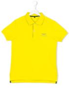 Aston Martin Kids - Embroidered Logo Polo Shirt - Kids - Cotton - 14 Yrs, Boy's, Yellow/orange