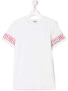 Kenzo Kids Logo Print T-shirt, Boy's, Size: 16 Yrs, White