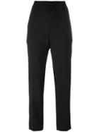 Joseph - Tailored Drawstring Trousers - Women - Polyester/spandex/elastane/acetate/virgin Wool - 38, Black, Polyester/spandex/elastane/acetate/virgin Wool