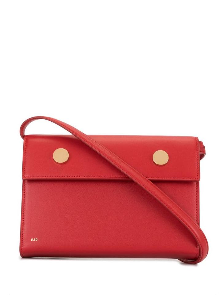 R.s.v.p. Epsom Box Clutch - Red