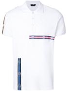 Fendi Logo Patch Polo Shirt - White