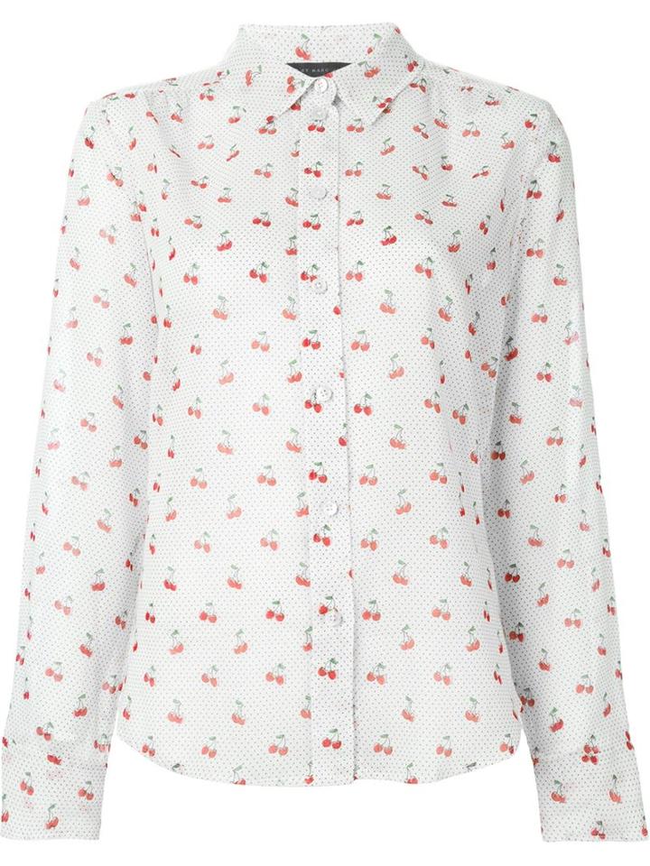 Marc By Marc Jacobs Cherry And Pindot Print Shirt