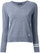 Loveless V-neck Jumper, Women's, Size: 36, Grey, Cashmere