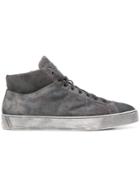 Santoni Lace-up Ankle Sneakers - Grey