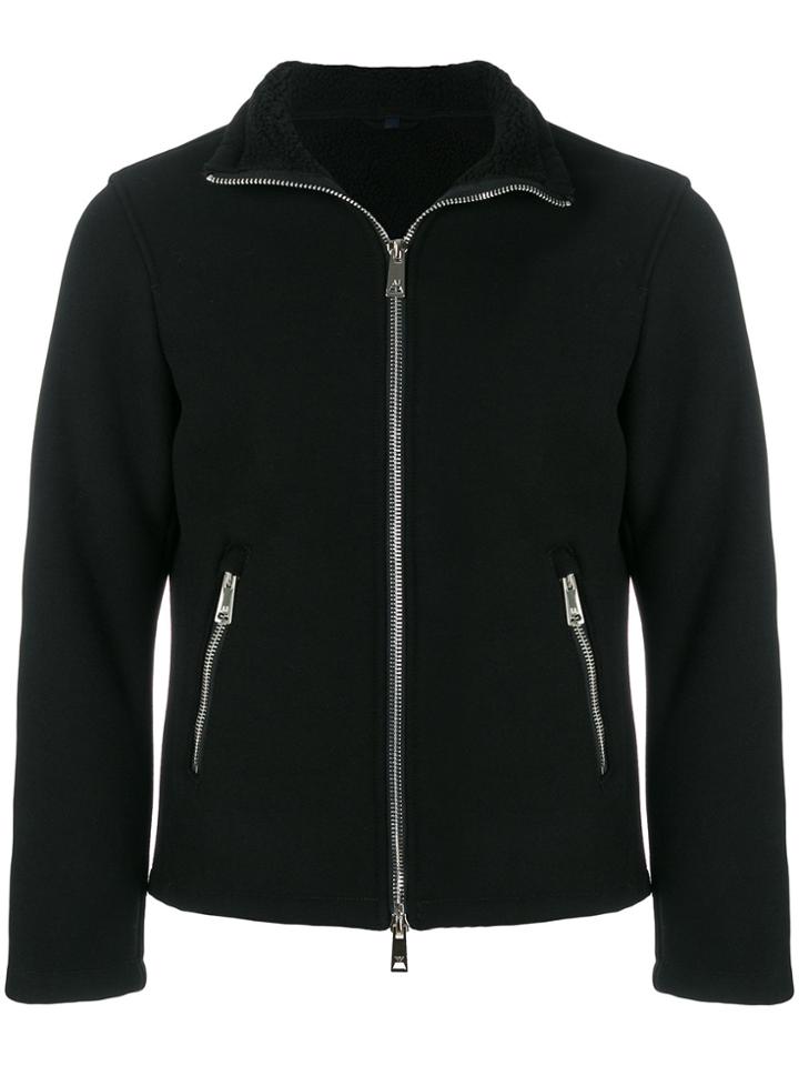 Armani Jeans Padded Zip Jacket - Black