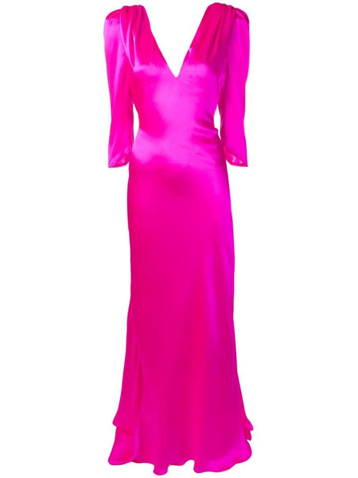 Maria Lucia Hohan Derya Structured Shoulder Dress - Pink