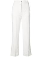 Khaite Cropped Trousers - White